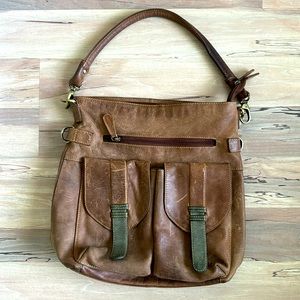LARGE Leather Hobo Bag